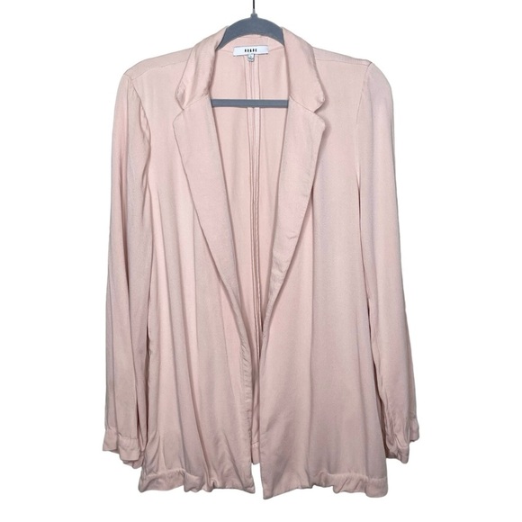 Ro & De Longline Flowy Blush Pink Blazer Large - Picture 3 of 11